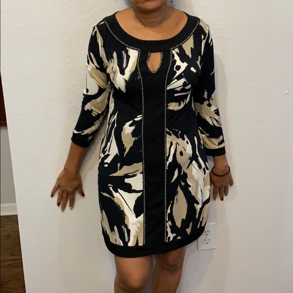 Black and Tan dress